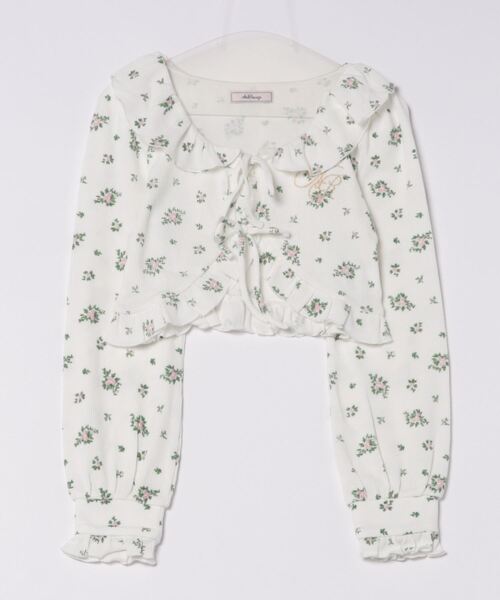 Ank Rouge（アンクルージュ）の「フリルリボンボレロカーデ（Tシャツ/カットソー・レディース・ピンク/ブルー・M）」の12枚目の写真