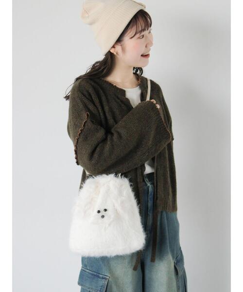 ehka sopo（エヘカソポ）の「ドッグフェイスミニショルダーバッグ