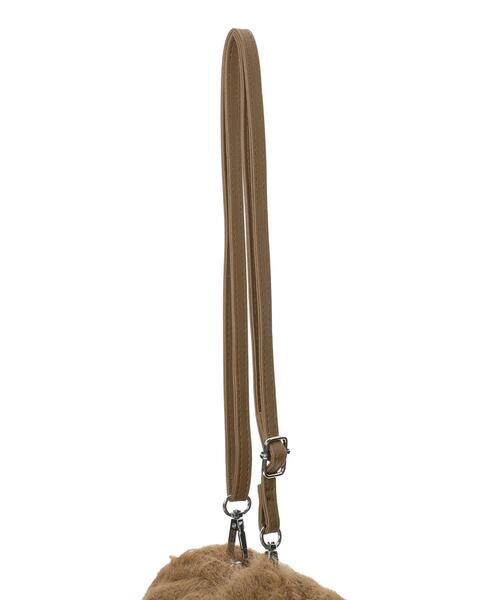 ehka sopo（エヘカソポ）の「ドッグフェイスミニショルダーバッグ（ハンドバッグ・レディース・ブラウン/オフホワイト/グレー・F）」の9枚目の写真