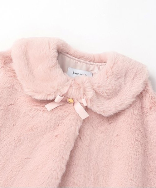 Kate Spade フェイクファージャケット 140 10歳　ホワイト Kate Spade フェイクファージャケット 140 10歳 ホワイト Kate