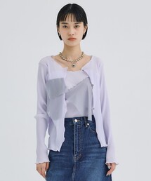 kotohayokozawa | 【kotohayokozawa/コトハヨコザワ】《STUDIOUS別注》グリッター2ピースカーディガン(カーディガン/ボレロ)