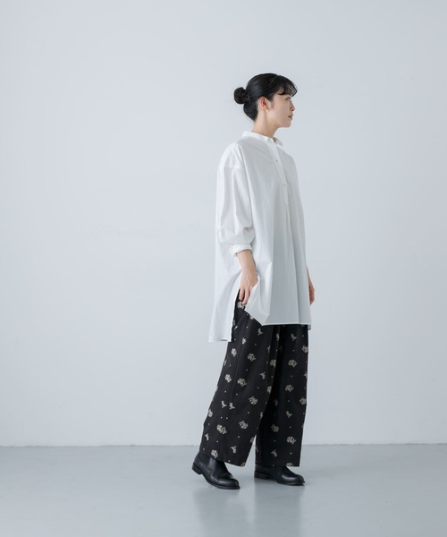 新品タグ付き　かぐれ　コットンチュニックプルオーバーシャツ　アーバンリサーチ かぐれ（カグレ）の「コットンチュニックプルオーバーシャツ（シャツ