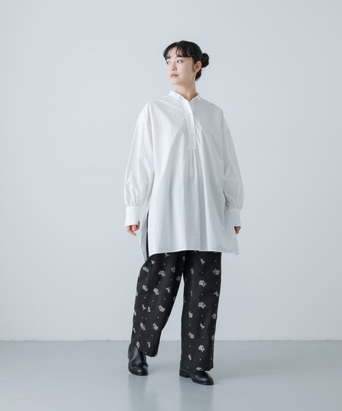 かぐれ（カグレ）の「コットンチュニックプルオーバーシャツ（シャツ