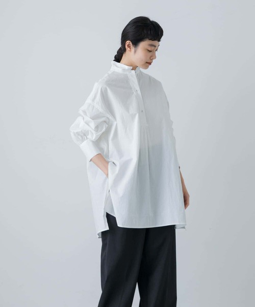 かぐれ（カグレ）の「コットンチュニックプルオーバーシャツ（シャツ/ブラウス・レディース・オフホワイト・1）」の20枚目の写真