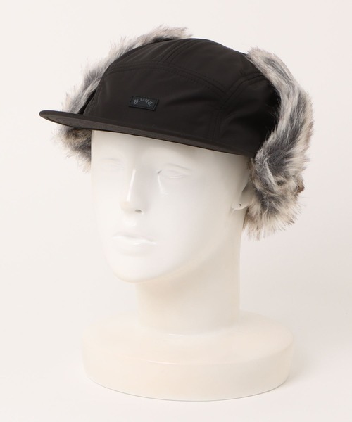 BILLABONG(ビラボン)の「BILLABONG レディース ADIV TRAPPER CAP キャップ 【2024年秋冬モデル】/ビラボンロゴトラッパーキャップ(キャップ・レディース・ブラック/アイボリー・FREE)」の2枚目の写真