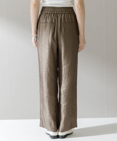 URBAN RESEARCH ROSSO WOMEN(アーバンリサーチ ロッソ)の「イージーサテンパンツ(その他パンツ・レディース・ブラウン系その他/チャコールグレー・FREE)」の12枚目の写真