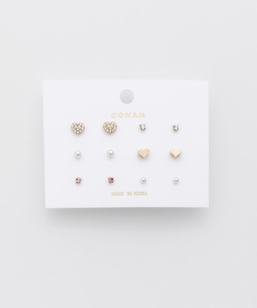 ciite'（シーテ）の「ピアス 6セット / pierce 6 set（ピアス（両耳用）・レディース・ゴールド/シルバー・FREE）」の3枚目の写真