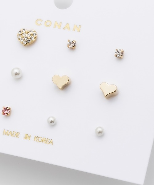 ciite'（シーテ）の「ピアス 6セット / pierce 6 set（ピアス（両耳用）・レディース・ゴールド/シルバー・FREE）」の5枚目の写真