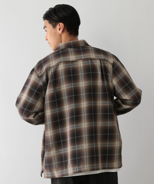GLOBAL WORK Smile Seed Store（グローバルワーク スマイルシードストア）の「イージーケアソフトチェックシャツ/139107（シャツ/ブラウス・メンズ・ブルー系その他/ブラック系その他/ブラウン系その他・X-LARGE/SMALL/LARGE/MEDIUM）」の15枚目の写真