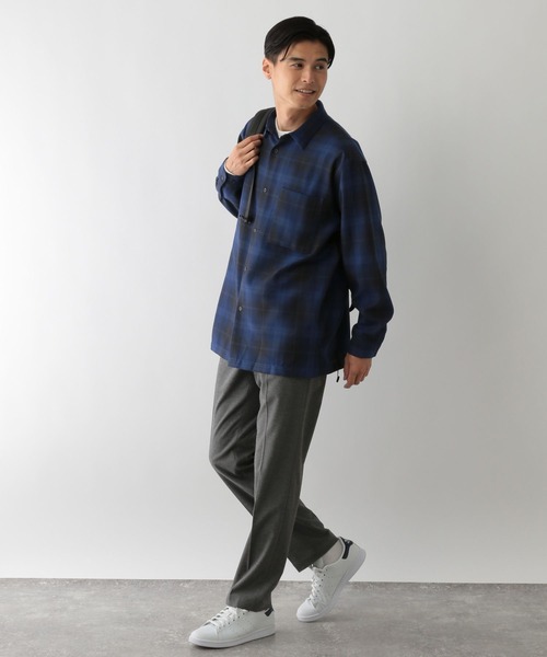 GLOBAL WORK Smile Seed Store（グローバルワーク スマイルシードストア）の「イージーケアソフトチェックシャツ/139107（シャツ/ブラウス・メンズ・ブルー系その他/ブラック系その他/ブラウン系その他・X-LARGE/SMALL/LARGE/MEDIUM）」の17枚目の写真