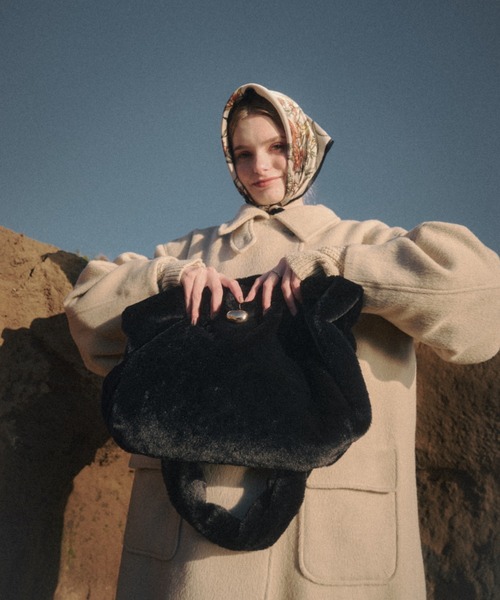 nunela（ヌネラ）の「Fur shoulder bag【No.3】（ショルダーバッグ・レディース・ブラウン/ナチュラル/ブラック・FREE）」の19枚目の写真