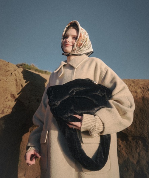 nunela（ヌネラ）の「Fur shoulder bag【No.3】（ショルダーバッグ・レディース・ブラウン/ナチュラル/ブラック・FREE）」の20枚目の写真