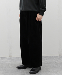 EDIFICE LA BOUCLE | LA BOUCLE (ラブークル) VELVET W BAGGY パンツ(その他パンツ)