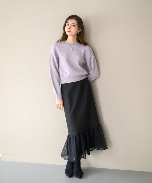 myu カシミヤ混ウール生地ジレ  ブラック myu カシミヤ混ウール生地ジレ ブラック