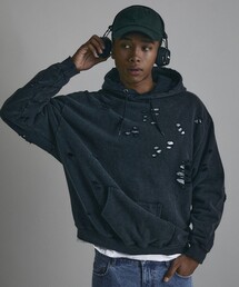 Firsthand | Firsthand/ファーストハンド DAMAGE HOODIE / ダメージプルオーバーフーディ(パーカー)