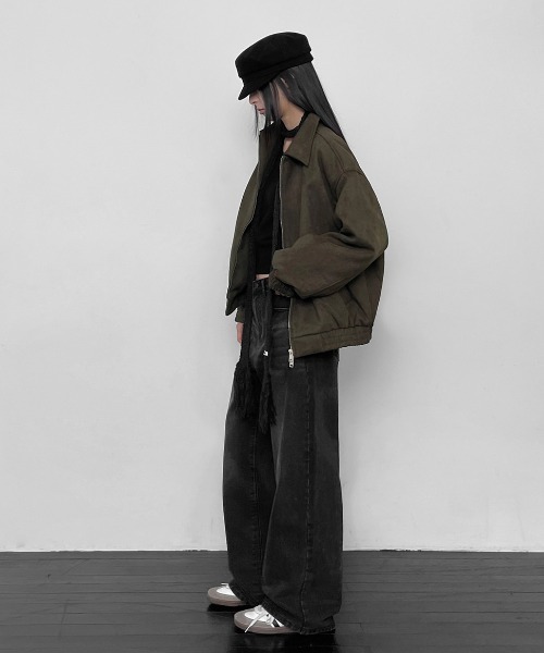 BLACKUP（ブラックアップ）の「[MADE] タキボーイフィットデニムパンツ（デニムパンツ・レディース・ブラック/ブルー/ダークブルー・LARGE/MEDIUM/SMALL）」の14枚目の写真