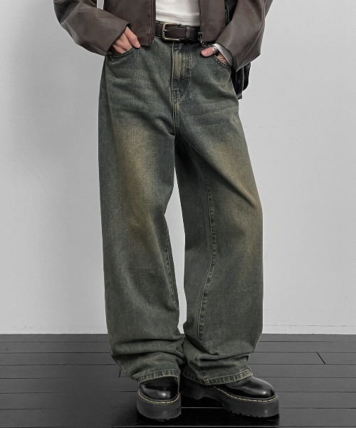 BLACKUP（ブラックアップ）の「[MADE] タキボーイフィットデニムパンツ（デニムパンツ・レディース・ブラック/ブルー/ダークブルー・LARGE/MEDIUM/SMALL）」の10枚目の写真