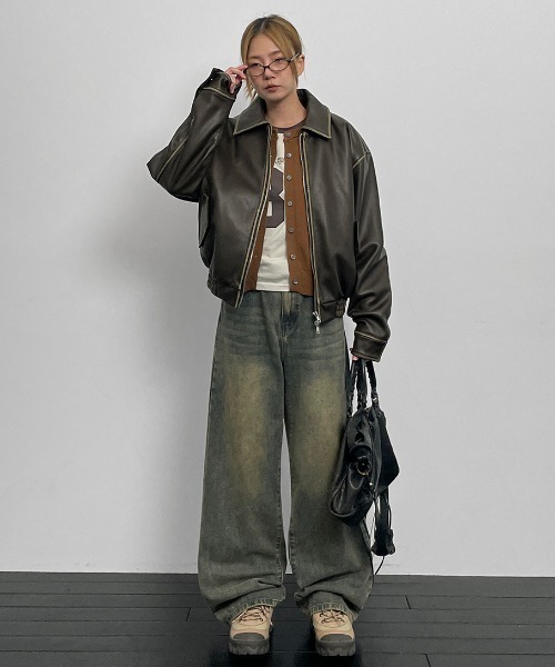 BLACKUP（ブラックアップ）の「[MADE] タキボーイフィットデニムパンツ（デニムパンツ・レディース・ブラック/ブルー/ダークブルー・LARGE/MEDIUM/SMALL）」の4枚目の写真