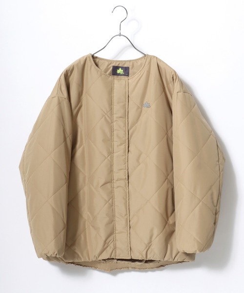 春秋 キルティング ワンポイントロゴ ジャケット 2色 ストリート セール】2024AW LOGOS/ロゴス 防風 保温 撥水 薄中綿 ダイヤ