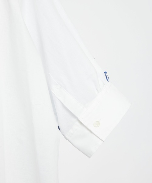 ブラウス シャツ ドットボーダーJQ　スクエアブラウス レディース メンズ gomme｜ドットボーダーJQ スクエアブラウス | Rakuten Fashion