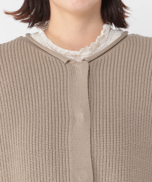 studio CLIP(スタディオクリップ)の「7ゲージフライトフロント畦ベスト(ベスト・レディース・ライトグレー/アイボリー/ネイビー・FREE)」の20枚目の写真