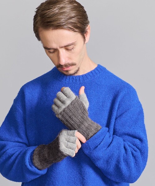 BEAUTY&YOUTH UNITED ARROWS（ビューティーアンドユースユナイテッドアローズ）の「【別注】 ＜SANTACANA＞ フィンガーレス グローブ（手袋・メンズ・マスタード/モカ/グレー・FREE）」の5枚目の写真