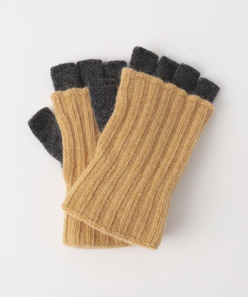 BEAUTY&YOUTH UNITED ARROWS（ビューティーアンドユースユナイテッドアローズ）の「【別注】 ＜SANTACANA＞ フィンガーレス グローブ（手袋・メンズ・マスタード/モカ/グレー・FREE）」の7枚目の写真