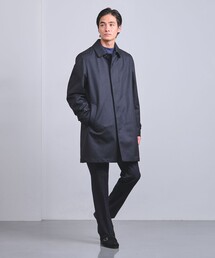 UNITED ARROWS | テック フランネル バルカラーコート(ステンカラーコート)