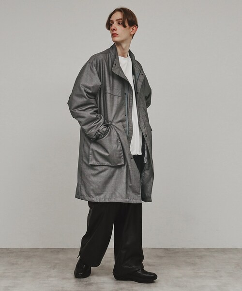 tk.TAKEO KIKUCHI(ティーケータケオキクチ)の「◆【ライナー付】モッズコート(モッズコート・メンズ・ブラック/グレー系4・02/03)」の11枚目の写真