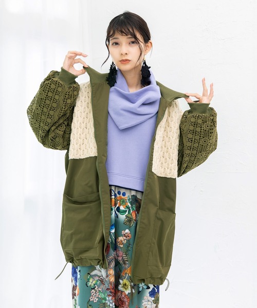 iS ScoLar（イズスカラー）の「541228：蝶花刺繍 シャイニング