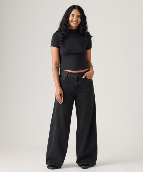 Levi's(リーバイス)の「Levi's/リーバイス '94 BAGGY WIDE LEG TAKE CHANCE(デニムパンツ・レディース・インディゴブルー/ライトインディゴブルー/ブラック・28inch/27inch/26inch/25inch/24inch/23inch)」の7枚目の写真