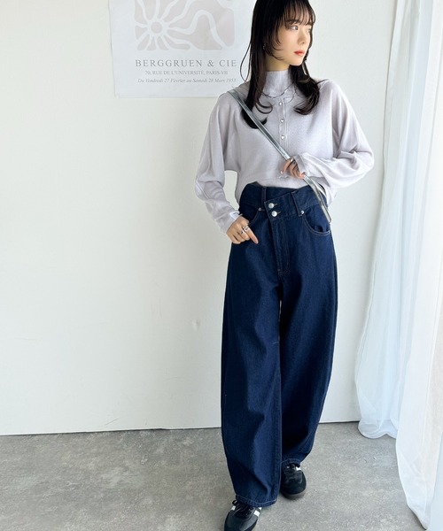 mily bilet(ミウィビレット)の「【mily bilet】2点セット!上品さと可愛らしさを兼ね備えた、オフショル2WAYラメシアーニットアンサンブル(カーディガンセット)(カーディガン/ボレロ・レディース・グレー/チョコ/ブラック・SMALL/X-LARGE/MEDIUM/LARGE)」の16枚目の写真