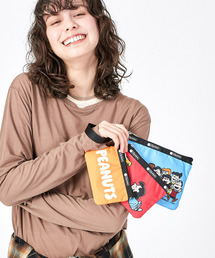 LeSportsac（レスポートサック）の「WRISTLET POUCH SET ピーナッツギャング3ポーチセット（ポーチ・キッズ）」