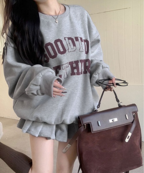 セール】裏起毛 ロゴ スウェット セットアップ（セットアップ