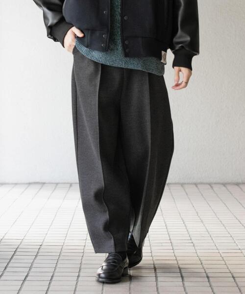 セール】メルトンライクワイドパンツ（その他パンツ）｜SENSE OF PLACE
