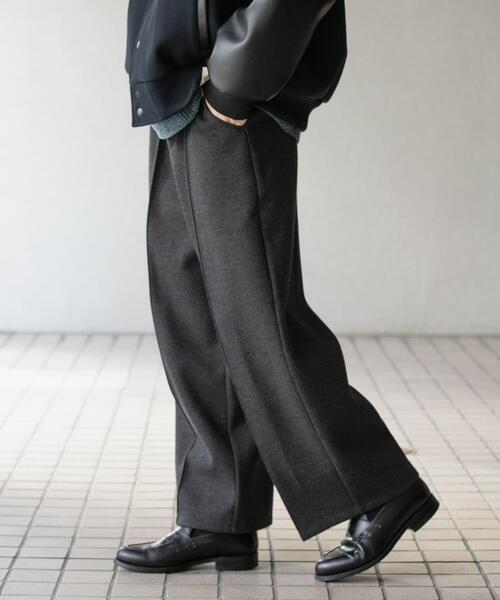 セール】メルトンライクワイドパンツ（その他パンツ）｜SENSE OF PLACE