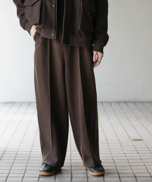 セール】メルトンライクワイドパンツ（その他パンツ）｜SENSE OF PLACE