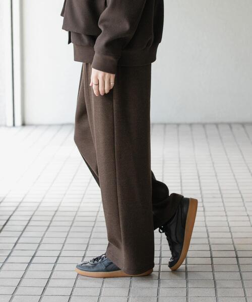 SENSE OF PLACE by URBAN RESEARCH（センスオブプレイスバイアーバンリサーチ）の「メルトンライクワイドパンツ（その他パンツ・メンズ・チャコールグレー/ブラウン・MEDIUM/LARGE）」の15枚目の写真