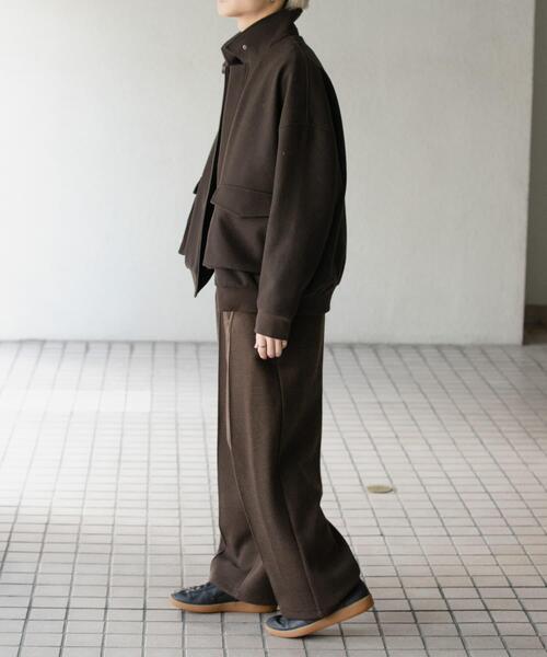SENSE OF PLACE by URBAN RESEARCH（センスオブプレイスバイアーバンリサーチ）の「メルトンライクワイドパンツ（その他パンツ・メンズ・チャコールグレー/ブラウン・MEDIUM/LARGE）」の18枚目の写真