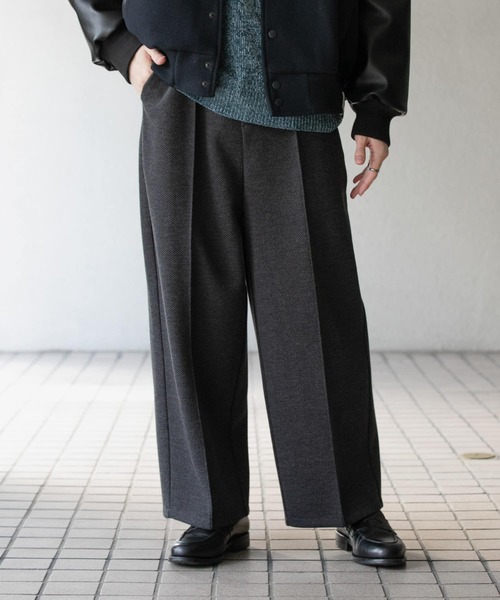 【セール】メルトンライクワイドパンツ（その他パンツ）｜SENSE OF PLACE by URBAN RESEARCH（センスオブプレイスバイアーバンリサーチ）
