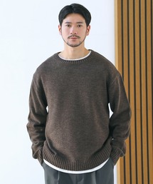 アクリル5Gウォッシャブル長袖ニット