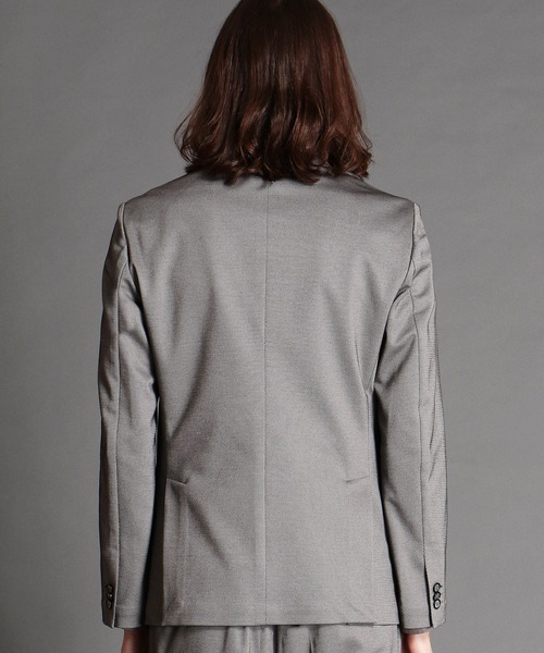 MONSIEUR NICOLE（ムッシュニコル）の「ダブルジャージモクロディセットアップジャケット（テーラードジャケット・メンズ・グレー・LARGE）」の12枚目の写真