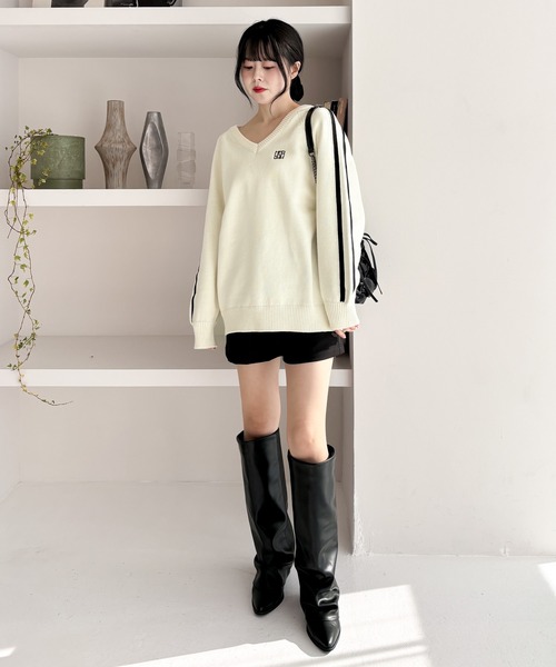 Heather(ヘザー)の「ハイウエストコンパクトショートパンツ 321744(その他パンツ・レディース・ブラック/ベージュ/グレー・S/M)」の21枚目の写真