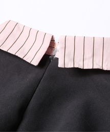 LA POMME petit（ラポミ・プチ）の「パッチワークプレッピープリーツ