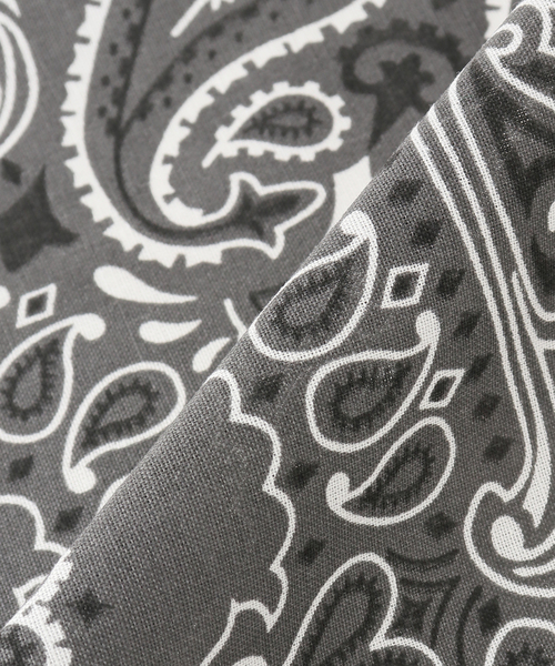 JOURNAL STANDARD（ジャーナルスタンダード）の「【カガミケン×JOURNAL STANDARD】プリントバンダナ（バンダナ/スカーフ・レディース・ピンク/ホワイト/イエロー/ワイン・FREE）」の9枚目の写真