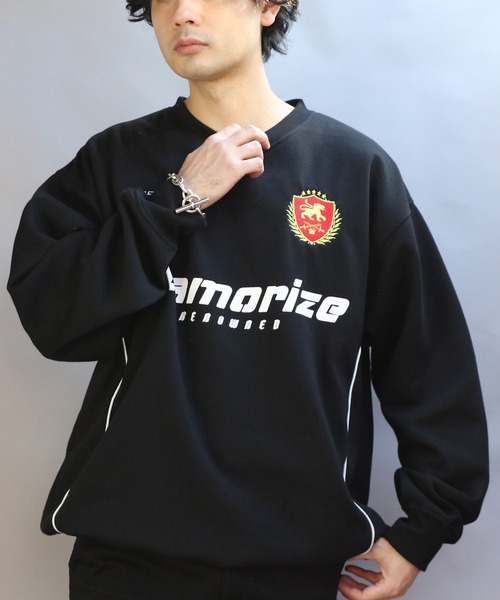 ８(eight)（エイト）の「ユニフォームデザインスウェット(セットアップ可能)（スウェット・メンズ・アッシュグレー/ブラック/ワインレッド・MEDIUM/LARGE）」の4枚目の写真