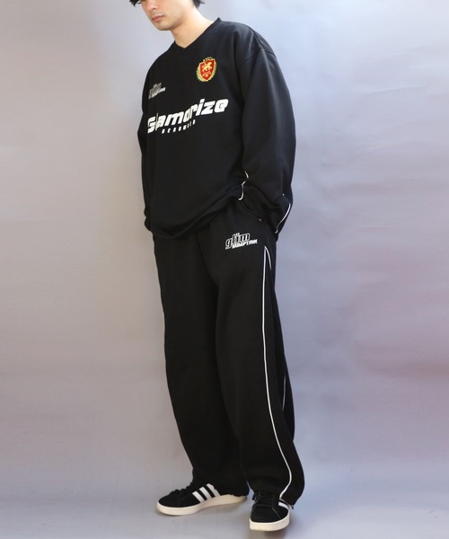 ８(eight)（エイト）の「ユニフォームデザインスウェット(セットアップ可能)（スウェット・メンズ・アッシュグレー/ブラック/ワインレッド・MEDIUM/LARGE）」の9枚目の写真