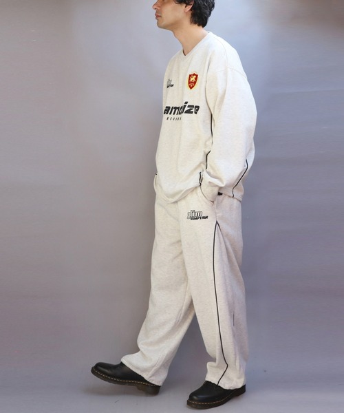 ８(eight)（エイト）の「ユニフォームデザインスウェット(セットアップ可能)（スウェット・メンズ・アッシュグレー/ブラック/ワインレッド・MEDIUM/LARGE）」の21枚目の写真