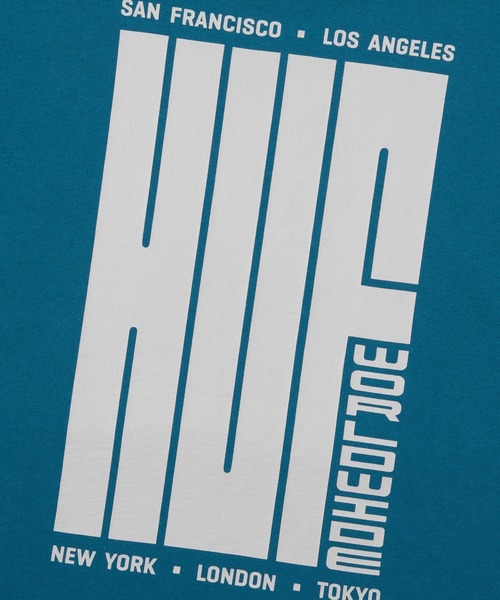 HUF(ハフ)の「BIG BLOCK LS TEE(Tシャツ/カットソー・メンズ・ブラック/ホワイト/ブルー系その他/アッシュグレー・LARGE/MEDIUM/SMALL/X-SMALL/XX-LARGE/X-LARGE)」の12枚目の写真