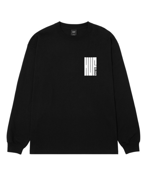 HUF(ハフ)の「BIG BLOCK LS TEE(Tシャツ/カットソー・メンズ・ブラック/ホワイト/ブルー系その他/アッシュグレー・LARGE/MEDIUM/SMALL/X-SMALL/XX-LARGE/X-LARGE)」の6枚目の写真